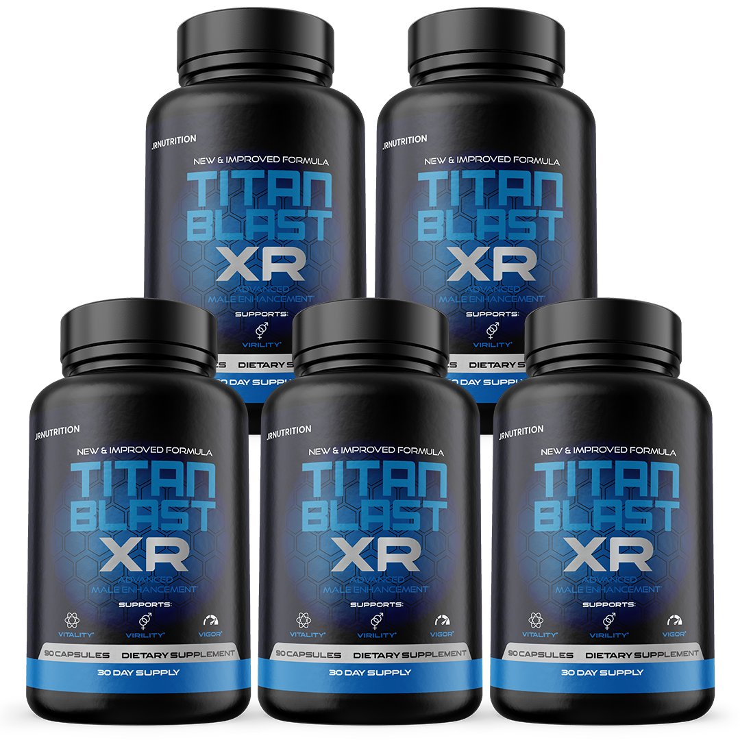 Titan Blast XR Advanced Male Enhancement - 5 Bottles